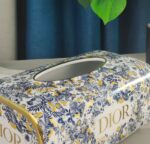 ⁦Dior Luxury Tissue Box Cover Set⁩ - الصورة ⁦2⁩