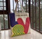 Louis Vuitton Love Canvas Tote Bag