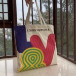 Louis Vuitton Love Canvas Tote Bag