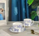 ⁦Dior Toile de Jouy Porcelain Coffee Cup Set – 2 Pieces⁩ - الصورة ⁦2⁩