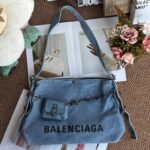 Balenciaga Denim Chain Shoulder Bag