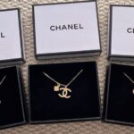 Chanel Luxury Gold CC Logo Necklace