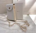 Chanel Coco Crush VIP Phone Bag – White & Gold