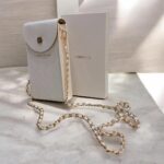 Chanel Coco Crush VIP Phone Bag – White & Gold