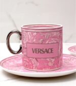 ⁦Versace Rosenthal Barocco Rose Porcelain Coffee Cup⁩ - الصورة ⁦2⁩