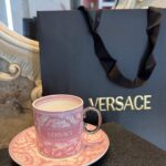 Versace Rosenthal Barocco Rose Porcelain Coffee Cup