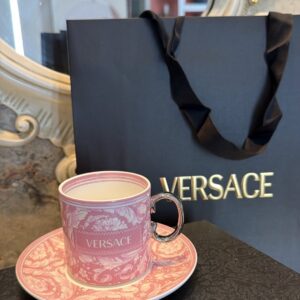 Versace Rosenthal Barocco Rose Porcelain Coffee Cup