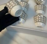 ⁦Dior Cannage Espresso Cup Set⁩ - الصورة ⁦3⁩