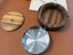 ⁦Luxury Round Wooden Coffee Table⁩ - الصورة ⁦2⁩