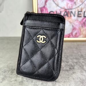 Chanel Quilted Card & Cash Holder