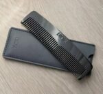 ⁦Dior Black Pocket Hair Comb with Leather Case⁩ - الصورة ⁦2⁩