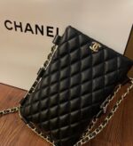 ⁦Chanel Mini Black Quilted Phone Bag without box⁩ - الصورة ⁦3⁩