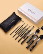 Eigshow Beauty Makeup Brush Master Light Gun Black – 12 Piece Set
