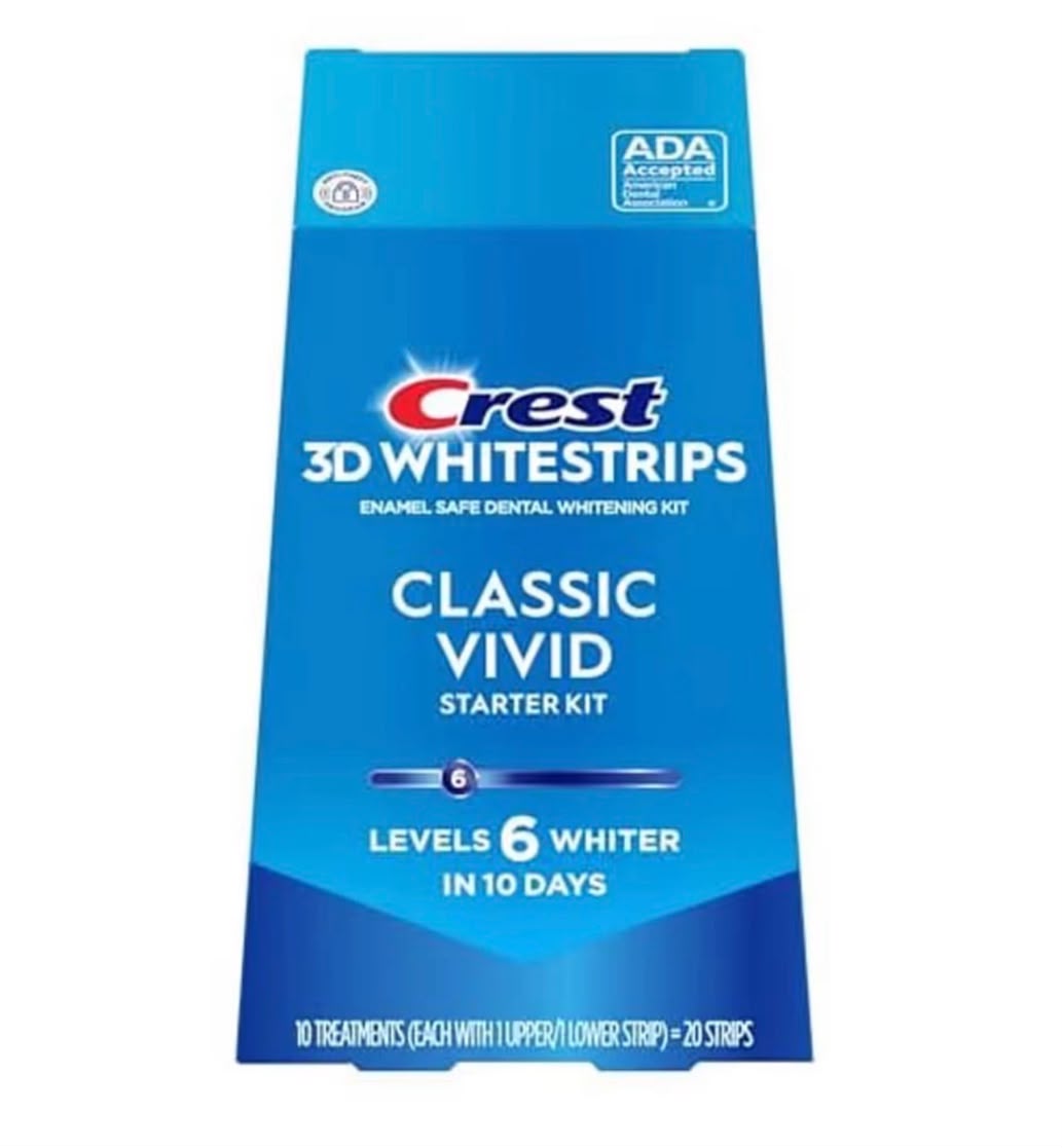 WhatsApp Image 2026-09-12 at 8.36.27 AM Crest 3D Whitestrips Classic Vivid Starter Kit – 20 Strips - الصورة 1
