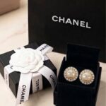 Chanel VIP Pearl Gold Earrings