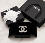 Chanel Crystal CC Brooch