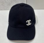 Chanel Pink-Lined Graffiti CC Baseball Cap