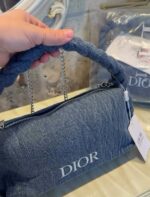 ⁦Dior Blue Denim Shoulder Bag⁩ - الصورة ⁦2⁩