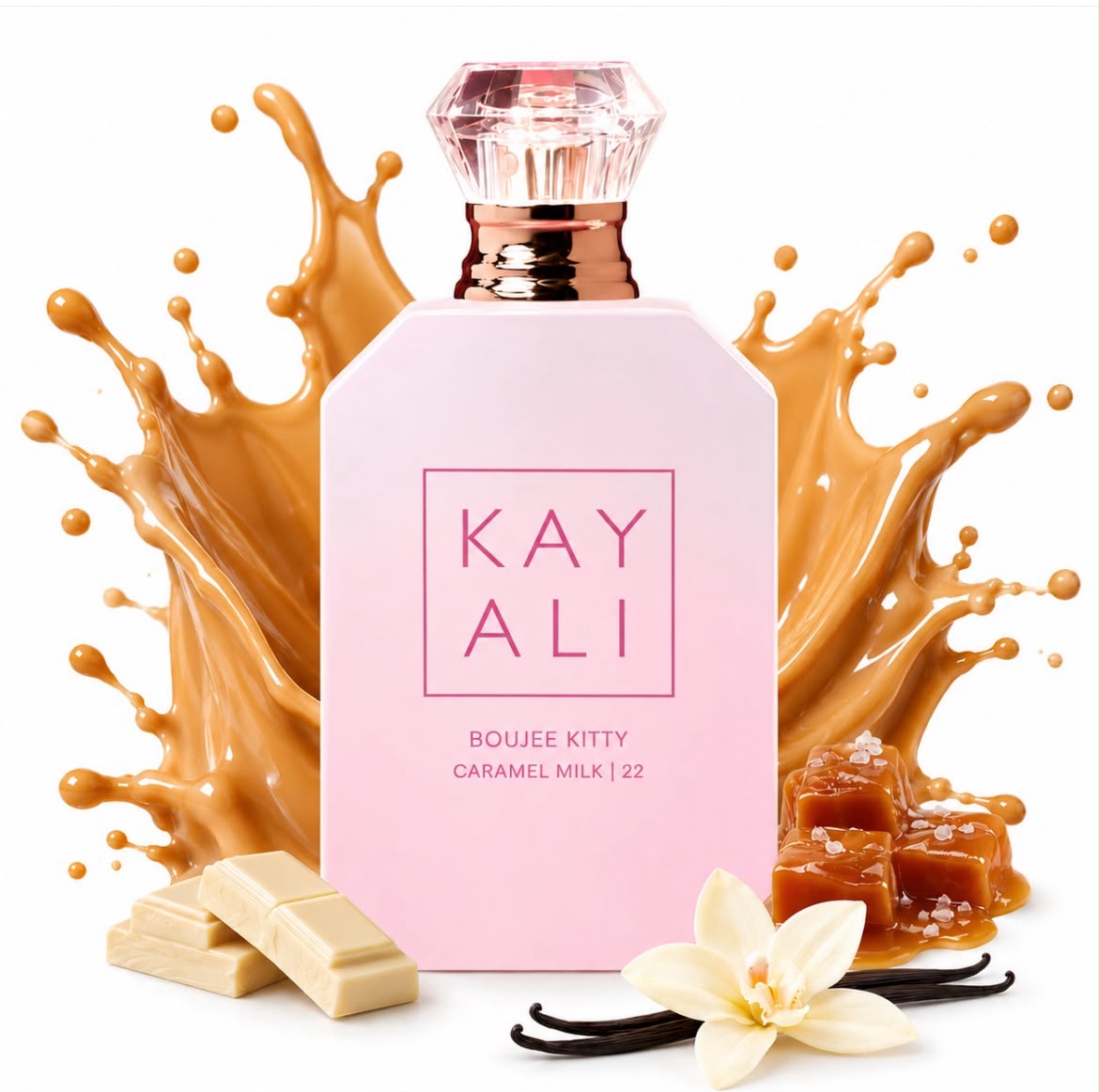 WhatsApp Image 2026-09-29 at 2.06.23 PM (1) Kayali Boujee Kitty Caramel Milk 22 – 50ml - الصورة 1