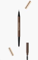 Valentino 3-in-1 Multitasking Brow Liner & Brush – 02 Brown