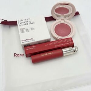 Rare Beauty Full-Size Makeup Set – Blush, Highlighter & Lip Oil Tint