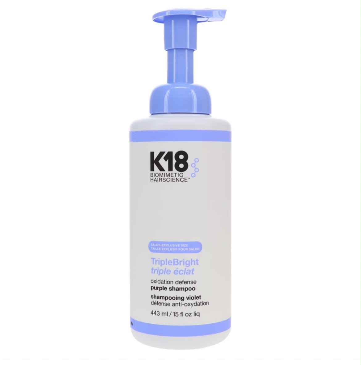 WhatsApp Image 2026-10-02 at 8.08.06 PM K18 TripleBright™ Oxidation Defense Purple Shampoo – 443 ml - الصورة 1