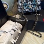 Chanel Sequin Floral Handbag
