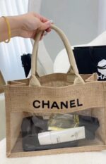 Chanel VIP Linen & Jute Tote Bag
