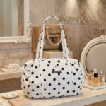 Miu Miu White Polka Dot Shoulder Bag