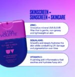 ⁦Ultra Violette Future Screen SPF 50 Mini Mate Mineral Fragrance Free Facial Sunscreen Serum⁩ - الصورة ⁦4⁩