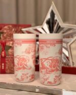 Dior Toile de Jouy Travel Tumbler – Coral Red